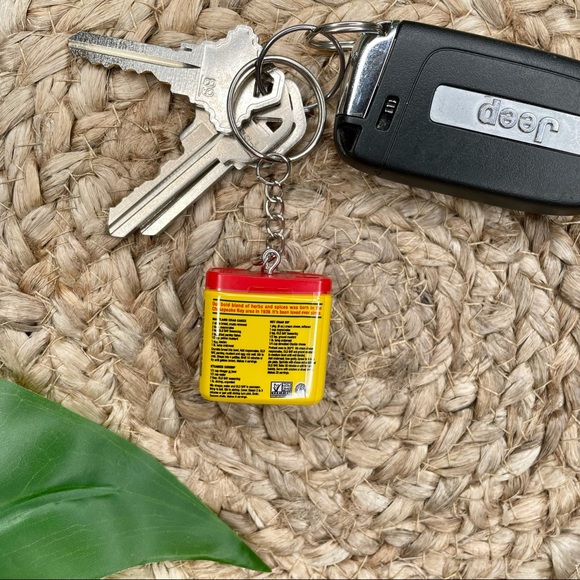 Old Bay Keychain | Handmade | Mini Brands | Quirky | Fun | NWOT - Picture 10 of 15